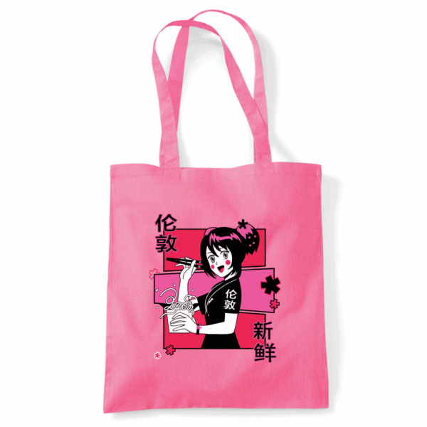 Anime Girl Tote Bag
