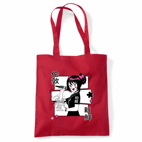 Anime Girl Tote Bag