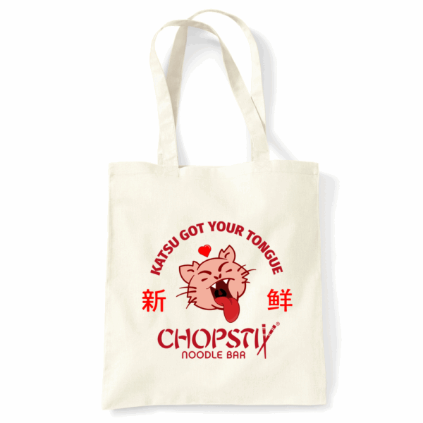 Katsu Got Your Tongue Tote Bag